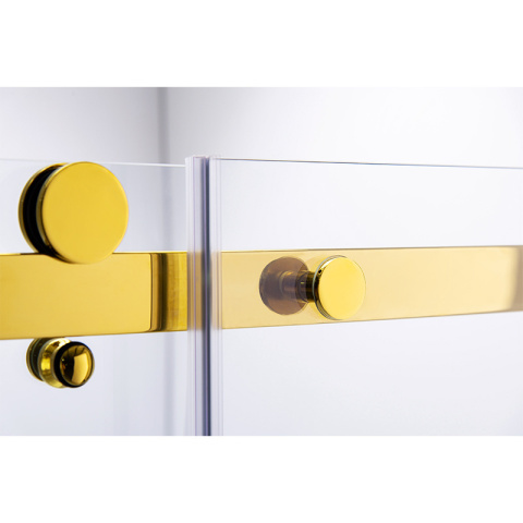 プラチニウムゴールド 2 KABINA PRYSZNICOWA PROSTOKĄTNA KZ203B ZŁOTA 110x80 CM